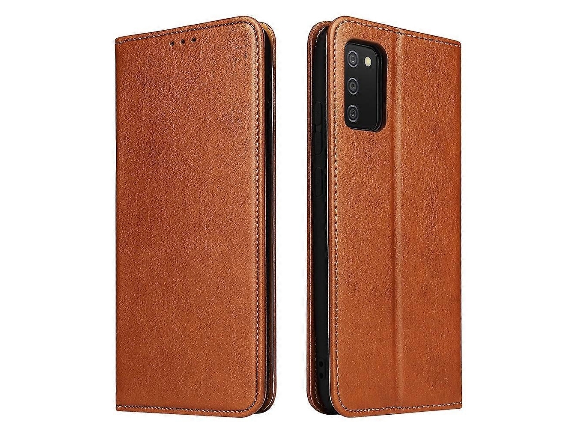 Capa Couro Pu Para Samsung Galaxy A02, Elysve