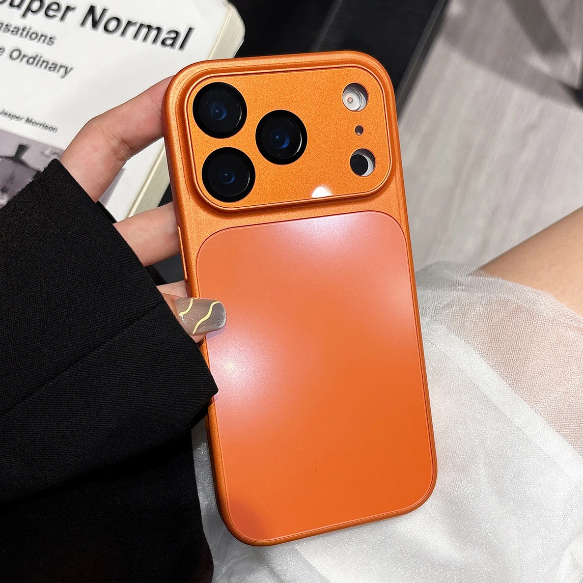 Capa Para Iphone Air (laranja), Capa Protetora Antichoque Com Acabamento Nano Fosco Ag