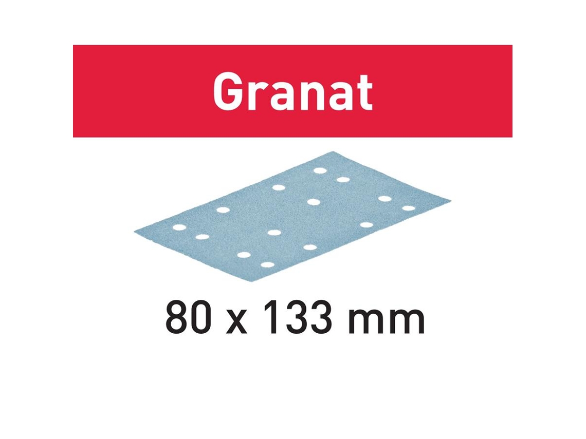 Folhas de Lixar Stf 80X133 Gr/50 Granat P60