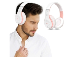 Fones Bluetooth Headworn Estéreo Chamada Dourado S/MARCA