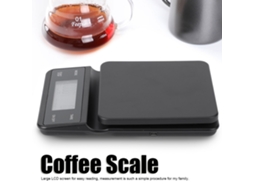 Balança eletrônica digital de cozinha Slowmoose com visor LCD 3 kg/0,1 g para café filtrado, com temporizador e carregamento USB.