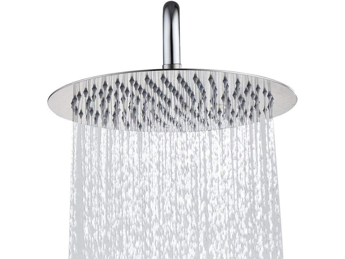 Cabeça De Chuveiro Ultra Fina Em Aço Inox 316