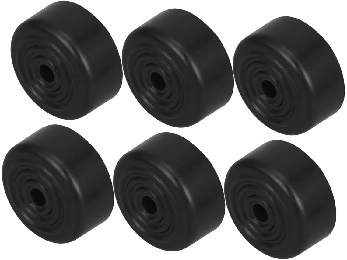Angooily Conjunto De 6 Pés Móveis Pretos Cônicos Com Parafuso Para Substituição, Ideais Para Sofás, Mesas, Armários E