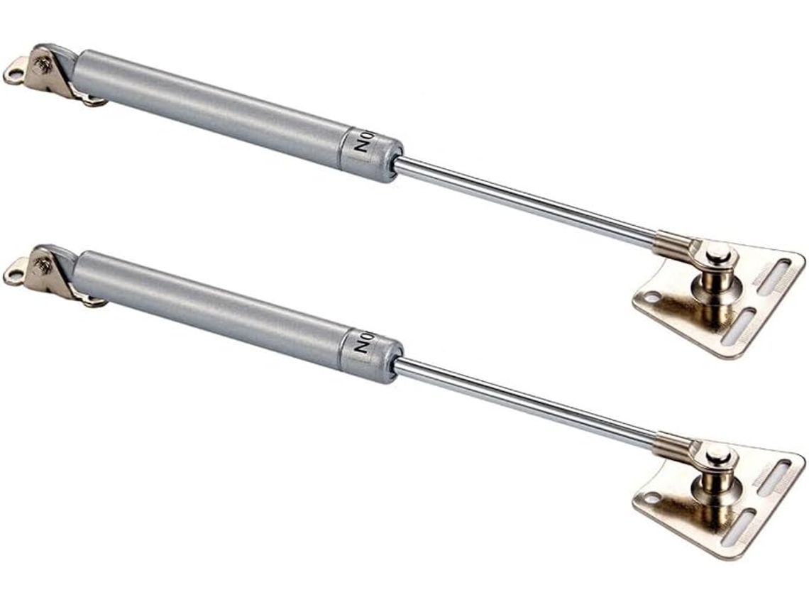 Haste De Suporte Com Mola A Gás Para Armário, Conjunto De 2 Amortecedores A Gás Prateados 257mm, 20-150n 20n