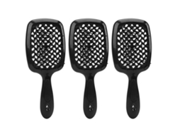2026 3 Peças de Escova Desembaraçadora com Vento para Cabelo Úmido e Seco com Design Ergonômico e Cabo Antiderrapante