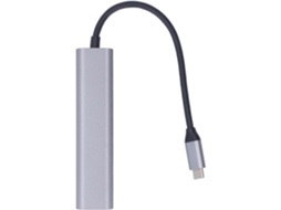 Adaptador Hub Usb-c 5 Em 1, Divisor Usb Portátil Com Interface