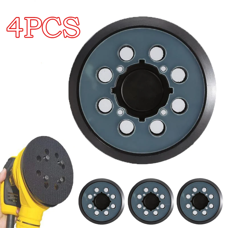 Conjunto de 4 Lixas com Velcro 125 Mm BRILVIBERA