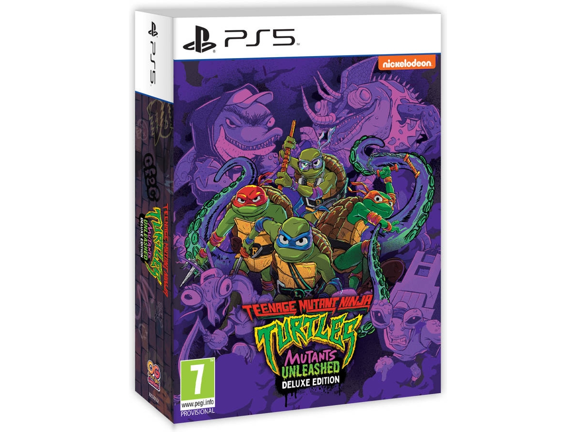 Jogo PS5 Teenage Mutant Ninja Turtles: Mutants Unleashed Deluxe Edition