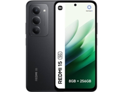 Smartphone XIAOMI Redmi 15 5G (Outlet Grade A - 6.9'' - 8 GB -  256 GB - Preto Meia-Noite)