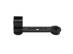 Triple Cold Shoe Extension Bracket Aluminium Alloy Microphone Stand Mount Adapter For Tripod Monopod Stabilizer Black LAXISCREED