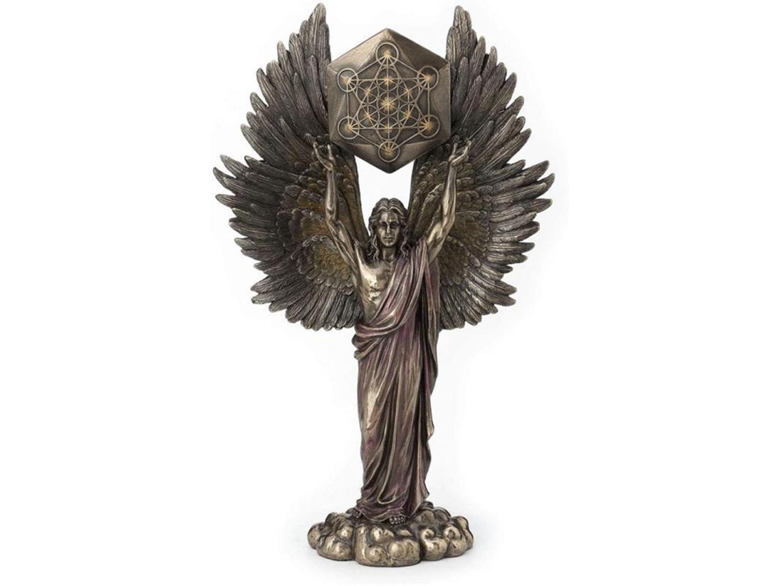 Estátua decorativa em resina para jardim, tema fé, pequeno ornamento criativo LAXISCREED