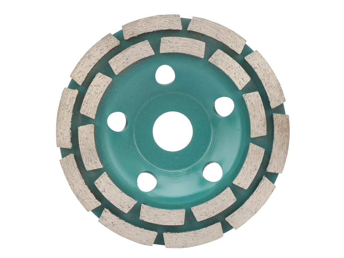 Disco De Corte E Polimento De Diamante Com Segmentos, Copa 125*22.2mm Para Concreto Mármore Granito
