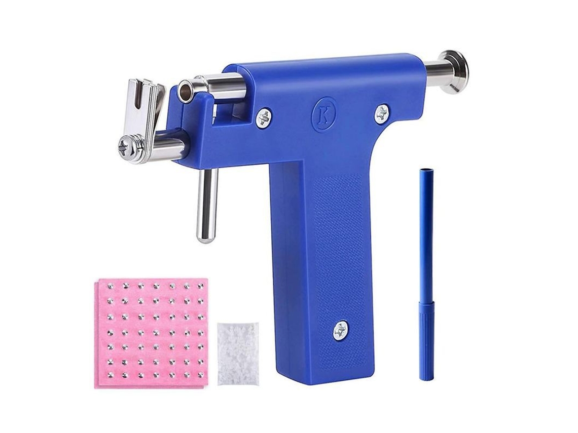 Kit De Pistola De Piercing De Ouvido Em Aço Inoxidável Para Piercing Corporal Alm