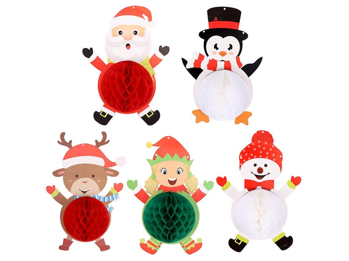5Pcs Pingente de Papel ALLINLESS