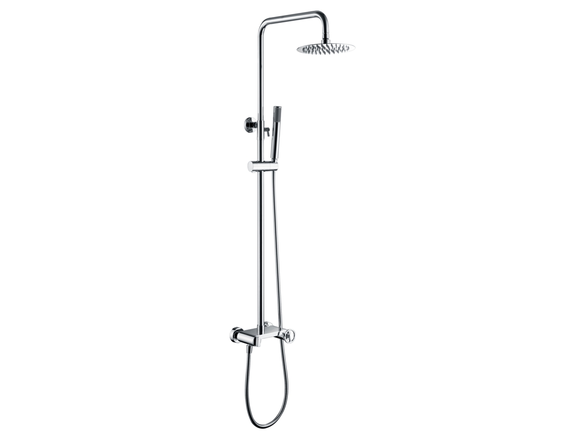 Coluna de Duche Extensível Chuveiro Termostático Extraplano Cromo MICE COLLECTION