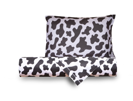 Conjunto de Edredão SMARTDECOHOME de 2 Peças 100% Algodão Cama de 90cm Maculado