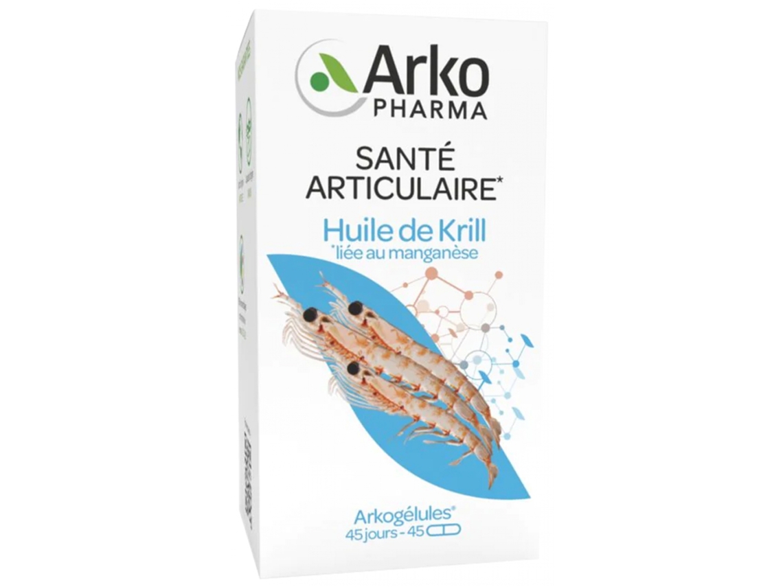 Arkogélules Krill Mangnese Oil 45 Cápsulas ARKOPHARMA