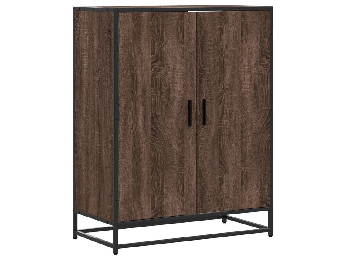 Sapateira Derivados de Madeira e Metal Carvalho Castanho MAISON EXCLUSIVE 75x38x97,5 cm