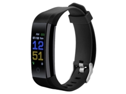 Pulseira Inteligente À Prova Dágua 115p Com Monitor De Frequência Cardíaca E Pressão Arterial Para Android/ios, Preta Ly Ebike