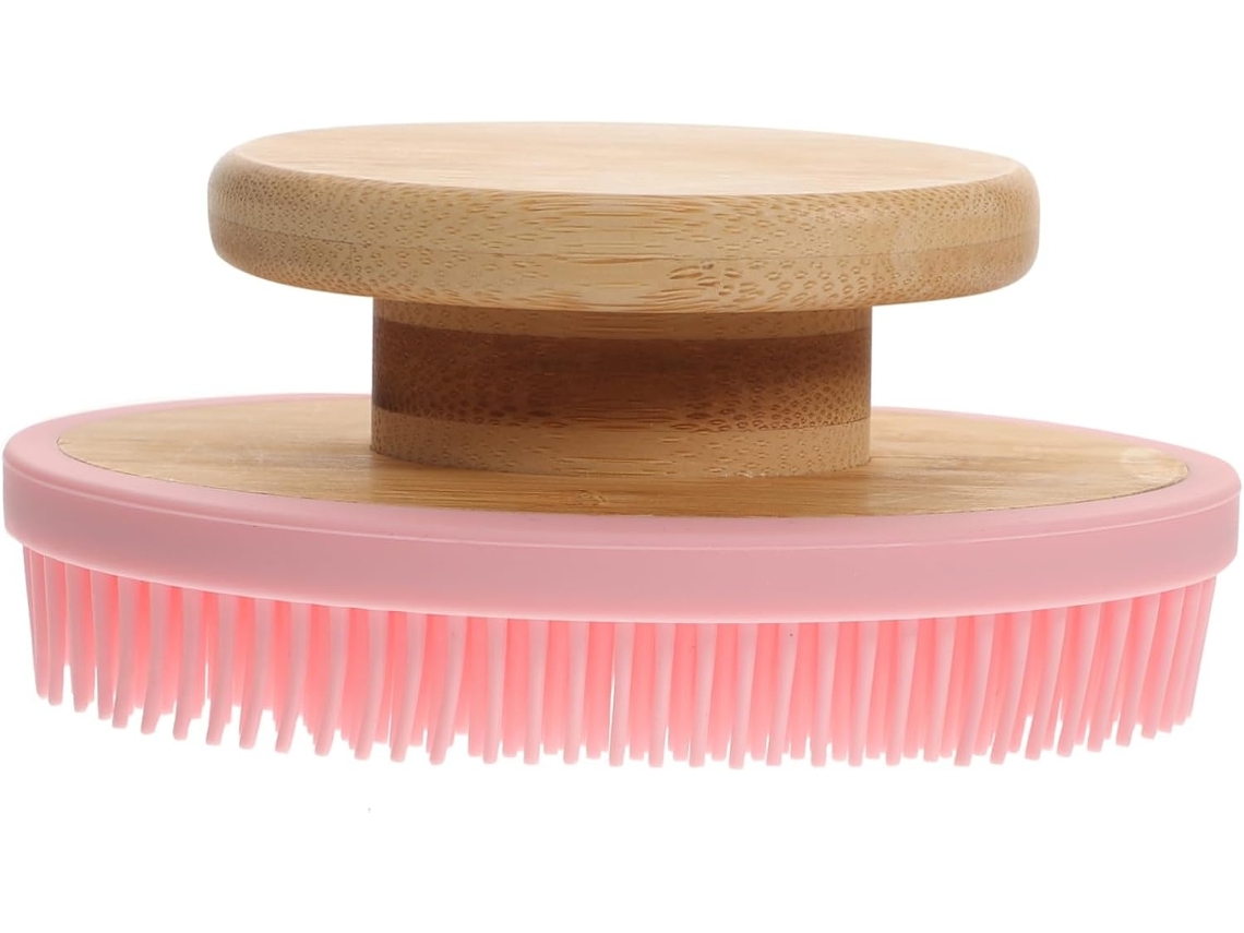Lurelia Escova De Silicone Para Banho De Cuidado Corporal, Silicone Macio, Cerdas Macias E Limpeza Profunda
