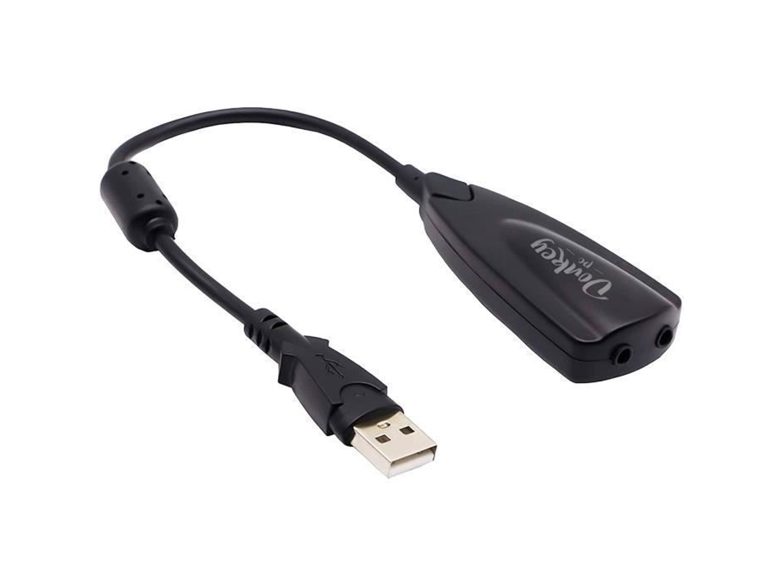 Adaptador de áudio USB 7.1 Brilvibera