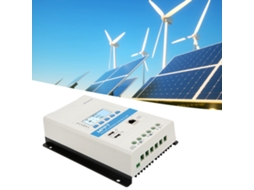 Controlador De Carga Solar Mppt Laxiscreed 12v/24v Com Display E Interface Usb Inteligente