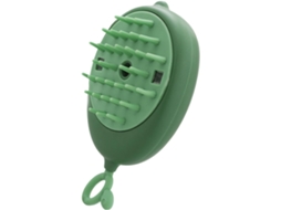 Escova Banho Pet Massagem Remove Pelos Verde