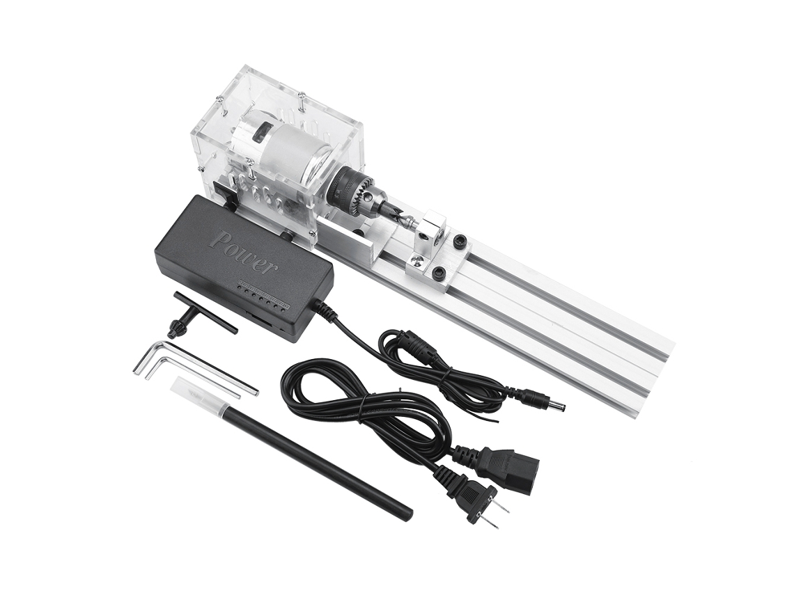 Torno De Miniatura Laxiscreed 220v Para Retificação, Polimento E Corte - Ideal Para Diy