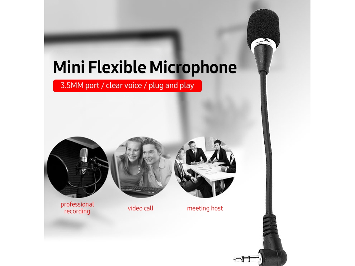 Microfone LAXISCREED Omnidirecional 3.5mm