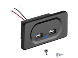 Tomada Usb De Parede Para Autocaravanas Com Portas De Painel.