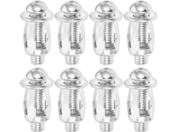 Conjunto De 10 Inserções Metal Para Fixação Portas Ocas, Aço