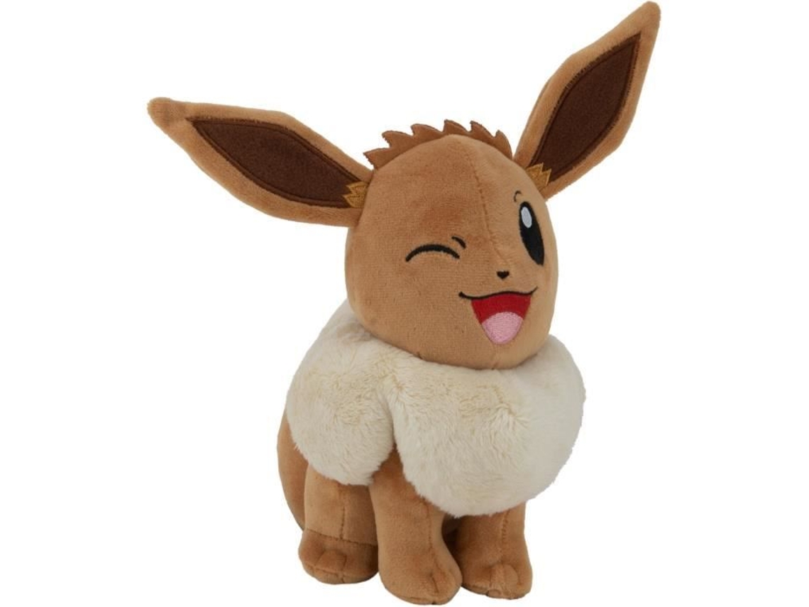 Pelúcia - BANDAI NAMCO - Pokémon Eevee - 20 cm, pura suavidade e ternura
