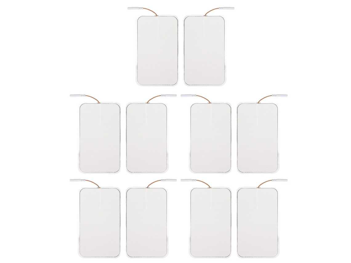 Lurelia Placas De Eletrodo Tens 10 Unidades 25 Mm Reutilizáveis Hidrogel Não-tecido