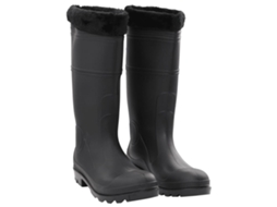 Rain Boots Vidaxl Preto Pvc (44)