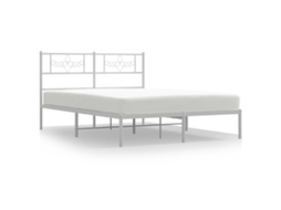 Bed Frame, Bed Frames Vidaxl Branco Aço (120 X 200 Cm)