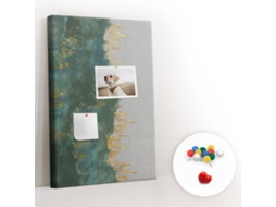Lousa De Cortiça Padrão Decorativo Para O Escritório Espelharte (40x60 Cm)