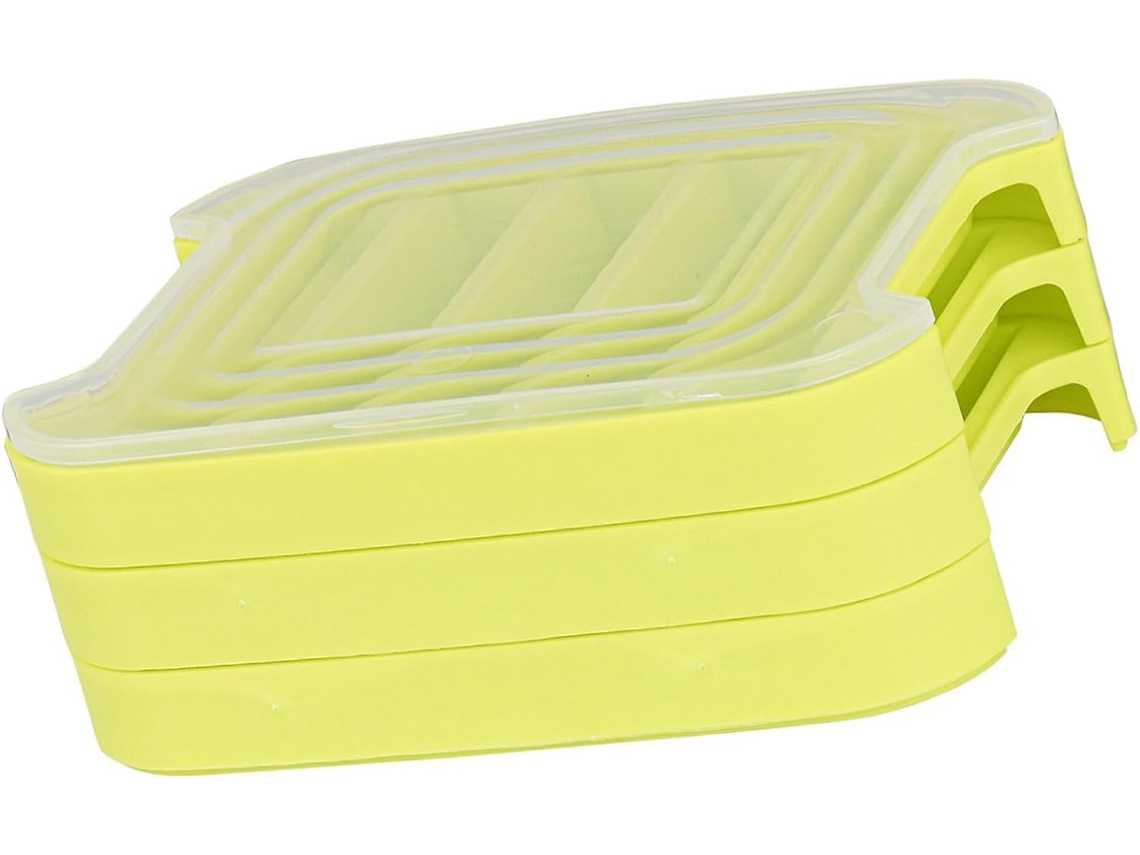 Forma De Gelo Resistente Com Base Flexível De Silicone.