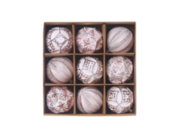 Peças De Bolas De Natal Brancas Para Árvore De Natal, Bolas Penduradas, Multicoloridas, Para Festa Olysi Shop
