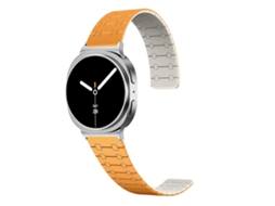 Pulseira Magnética De Silicone Bicolor Para Samsung Galaxy Watch8 / Watch8 Classic