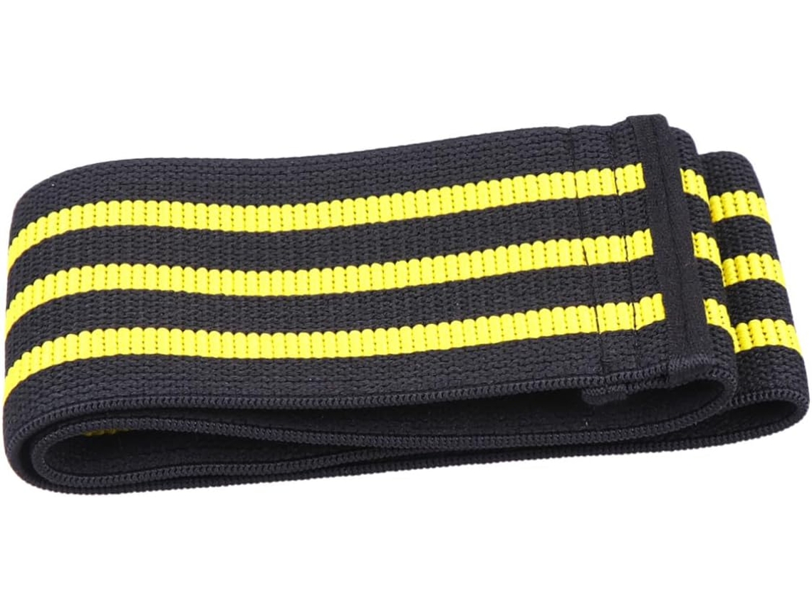 Faixa Elástica Antiderrapante Para Exercícios De Resistência Nos Quadris, Feita Poliéster E Algodão, Ideal Em