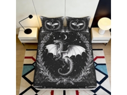 Conjunto de Cama com Estampa Céu Noturno em Microfibra Fronha 200x25cm
