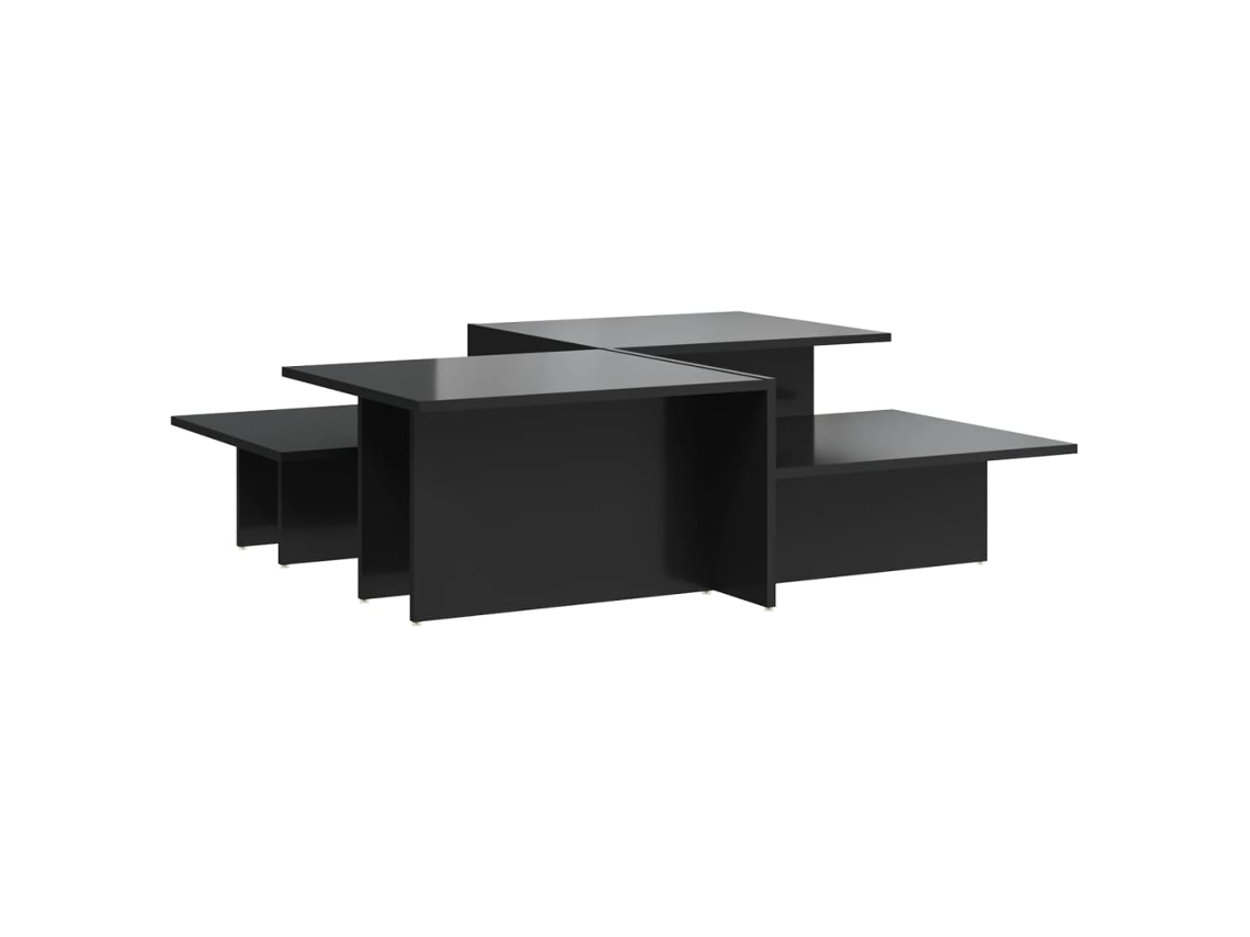 Coffee Table, Coffee Tables Vidaxl Preto Madeira Processada (n/a)
