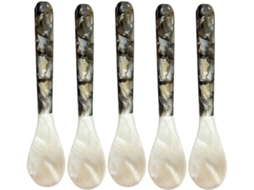 Colheres Para Caviar Com Cabo Redondo, Colher