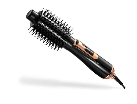 Escova Rotativa De Ar Quente 5 Em 1 Sokany Sk 15032 Preto Dourado