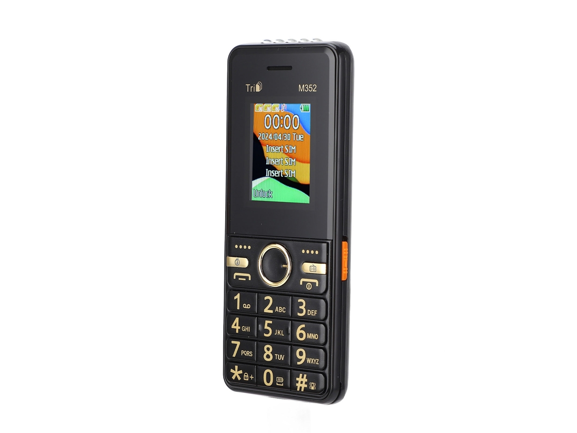 Aetheria telefone Celular para Idosos Gsm 2g Desbloqueado com Bateria 3600mah Botões Iluminados 3 Sim