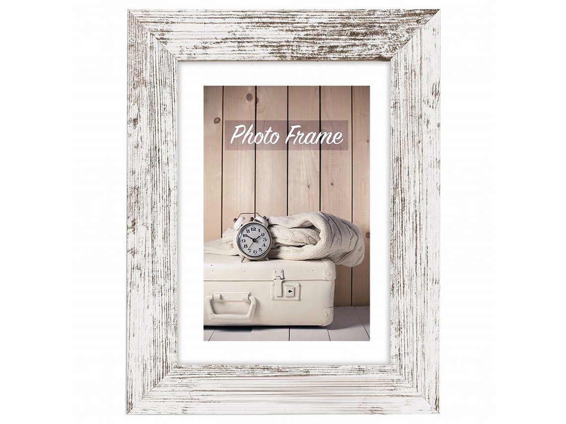 ZEP Nelson 6 White/Brown 13X18 Cm Wood
