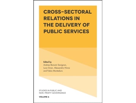 Livro CrossSectoral Relations in the Delivery of Public Services de Andrea Bonomi Savignon (Inglês - Capa Dura)