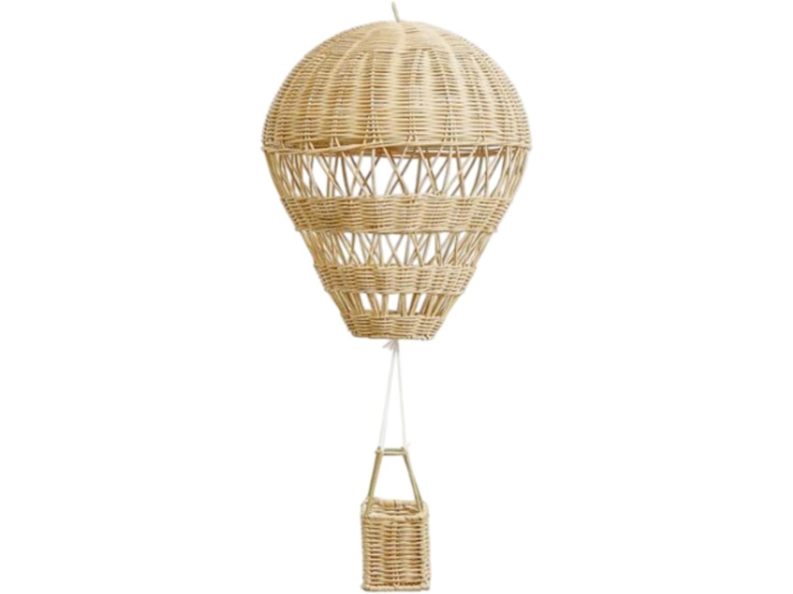 Balão De Ar Quente De Rattan