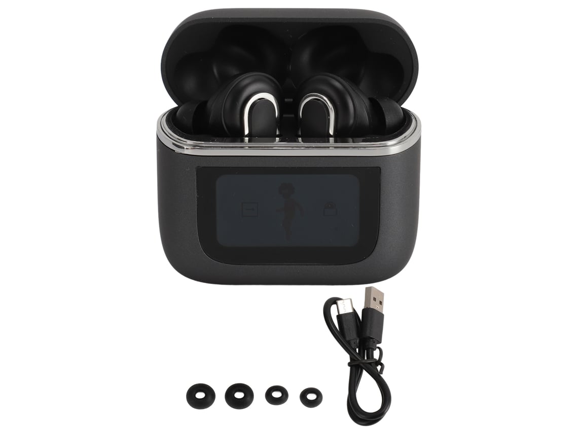 Audífonos Tradutor De Idiomas Sem Fio True Wireless Estéreo Com Tela Led Para Ios E Android