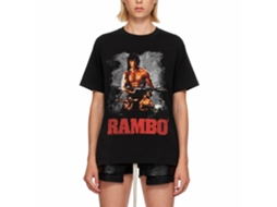 Rockinstone Rambo Movie 3 Way Black Adult T-shirt Size:xxxl